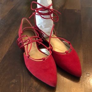 Stuart Weitzman new red flats!